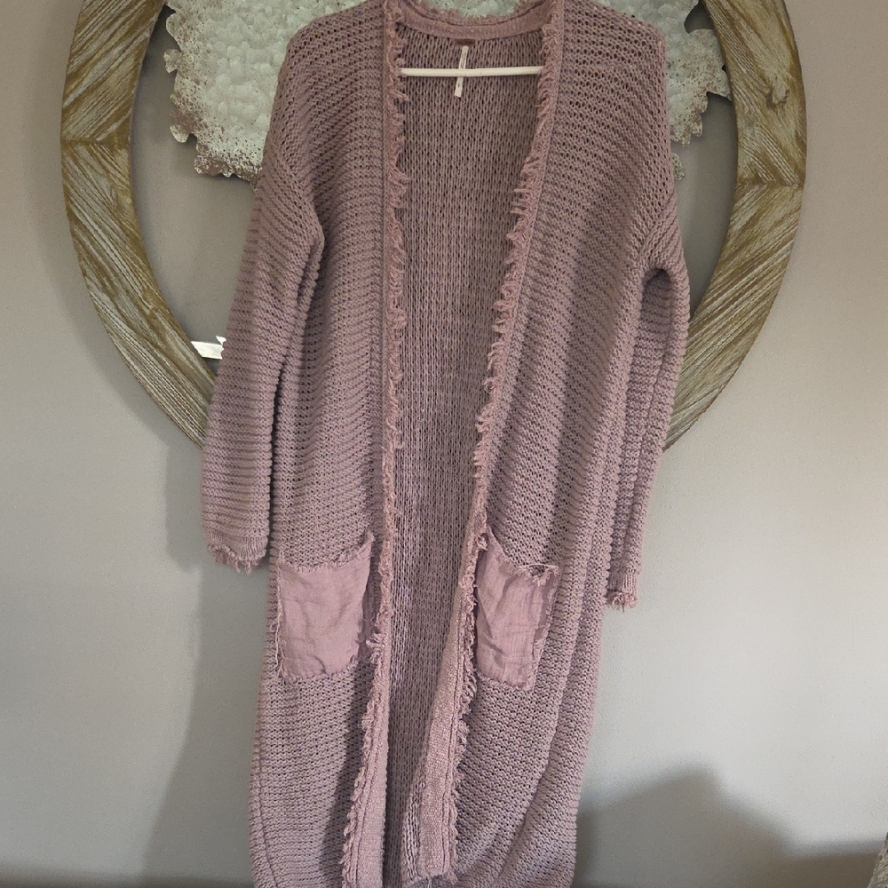 Free People Long Cardigan
